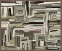 Baha - 48" x 72" Painting By Buddy Whitlock - Walnut - Classic Home - Canvas Art - Elite Enclave Home