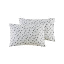 Cozy Cotton Flannel - Queen Printed Sheet Set - Black Snowflakes - True North by Sleep Philosophy - Bedding Sets - Elite Enclave Home