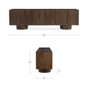 Hadley - Media Unit - Warm Brown - Moe's Home Collection - TV Stands - Elite Enclave Home