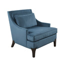 Anna - Arm Accent Chair - Blue - Martha Stewart - Arm Chairs - Elite Enclave Home
