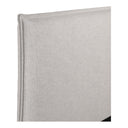 Luzon - King Bed - Light Gray - Moe's Home Collection - Upholstered Beds - Elite Enclave Home