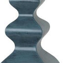 Table Lamps With White Drum Shade (Set of 2) - Distressed Teal