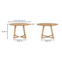 Godenza - Round Dining Table - Light Brown - Moe's Home Collection - Dining Tables - Elite Enclave Home