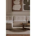 Lino - Lounge Modular Sectional - Beige - Moe's Home Collection - Stationary Sectionals - Elite Enclave Home
