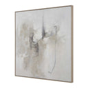 Still Crossing - Abstract Painting - Black / Brown / Gray / White