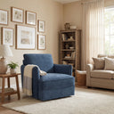 Carly - Swivel Chair - Blue - Chapel Hill - Swivel Chairs - Elite Enclave Home