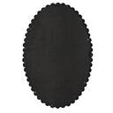 Serna - Black Oval Mirror