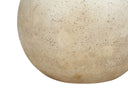 Concrete Round Table Lamp With Beige Drum Shade - Beige - HomeRoots - Table Lamps - Elite Enclave Home