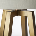 Geometric Table Lamp - Metallic Gold Tone
