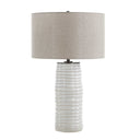Barat - Ceramic Table Lamp - White - Uttermost - Table Lamps - Elite Enclave Home
