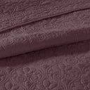 Quebec - King Reversible Bedspread Set - Purple