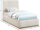 Monaco - Bed - Meridian Furniture - Upholstered Beds - Elite Enclave Home