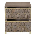 Corolla - Nightstand - Gray - Moe's Home Collection - Accent Nightstands - Elite Enclave Home