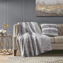 Zuri - Square Pillow - Gray - Madison Park - Throw Pillows - Elite Enclave Home