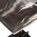 Rowman - Petrified Wood Accent Table - Bronze - Uttermost - Accent Tables- Elite Enclave Home