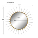 Oracle - Round Starburst Mirror