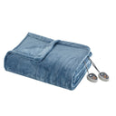Heated Plush - Blanket - Sapphire Blue