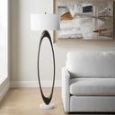Sonic - Open Oval Floor Lamp - Bronze - Uttermost - Floor Lamps - Elite Enclave Home