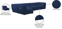 Miramar - 5 Piece Modular Sectional - Meridian Furniture - Stationary Sectionals - Elite Enclave Home