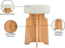 Jasper - Stool - Cream - Meridian Furniture - Counter Height (24" - 27") - Elite Enclave Home