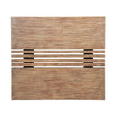 33" Solid Wood Outdoor Coffee Table - Natural