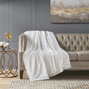 Zuri - Oversized Throw - White - Madison Park - Throws - Elite Enclave Home