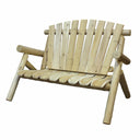 Wood Loveseat - Natural