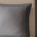 Hanae - Blend Yarn Dyed Euro Sham - Gray