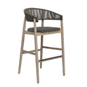 Dermott - Outdoor Bar Stool - Brown / Dark Gray