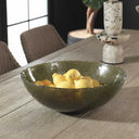 Veridian Shimmer - Earthy Glass Bowl - Green - Uttermost - Plates & Bowls - Elite Enclave Home