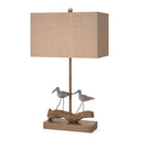 Piper Bird Table Lamps With Brown Shade (Set of 2) - Brown Sand