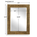 Woven In - Time Mirror - Gold
