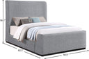 Oliver - Bed - Meridian Furniture - Upholstered Beds - Elite Enclave Home