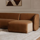 Faye - Left Sectional - Tan - Moe's Home Collection - Stationary Sectionals - Elite Enclave Home
