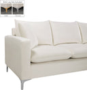 Naomi - Reversible Sectional - Meridian Furniture - Stationary Sectionals - Elite Enclave Home