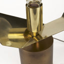 Geometric Halo Table Or Desk Lamp - Golden