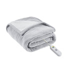 Fleece to Sherpa - Heated Throw Extra Comfort - Light Gray - Serta - Heated Throws - Elite Enclave Home