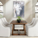 Lyra - Extendable Dining Table - Smoke Brown - Classic Home - Dining Tables with Extensions - Elite Enclave Home