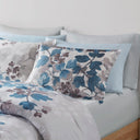 Alexis - Twin Comforter Set With Bed Sheets - Blue