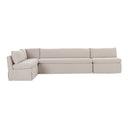 Fable - Slipcover Dining Banquette L - Shape - Beige - Moe's Home Collection - Stationary Sectionals - Elite Enclave Home