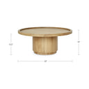 Cohen - Coffee Table - Natural - Moe's Home Collection - Coffee Tables - Elite Enclave Home