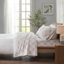 Cozy Flannel - Queen Printed Sheet Set - Pink Plaid
