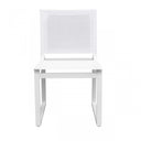 Aluminum Indoor Outdoor Dining Chair (Set of 2) - White