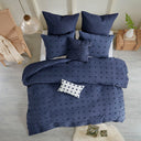 Brooklyn - King Comforter Set - Indigo Blue