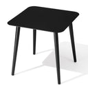 Square Metal Outdoor Side Table - Gray
