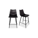 Alibi - Counter Stool (Set of 2) - Matte Black - Moe's Home Collection - Stool Sets - Elite Enclave Home