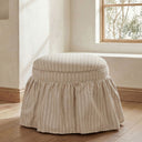 Heidi - Storage Ottoman Stripe - Beige - Moe's Home Collection - Storage Ottomans - Elite Enclave Home