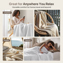 Waffle Weave - Twin Cotton Blanket - White