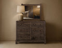 Dark Atenas - 6-Drawer Dresser - Brown