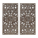 Botanical Panel - Carved Wall Decor (Set of 2) - Bronze - Madison Park - Wall Decor - Elite Enclave Home